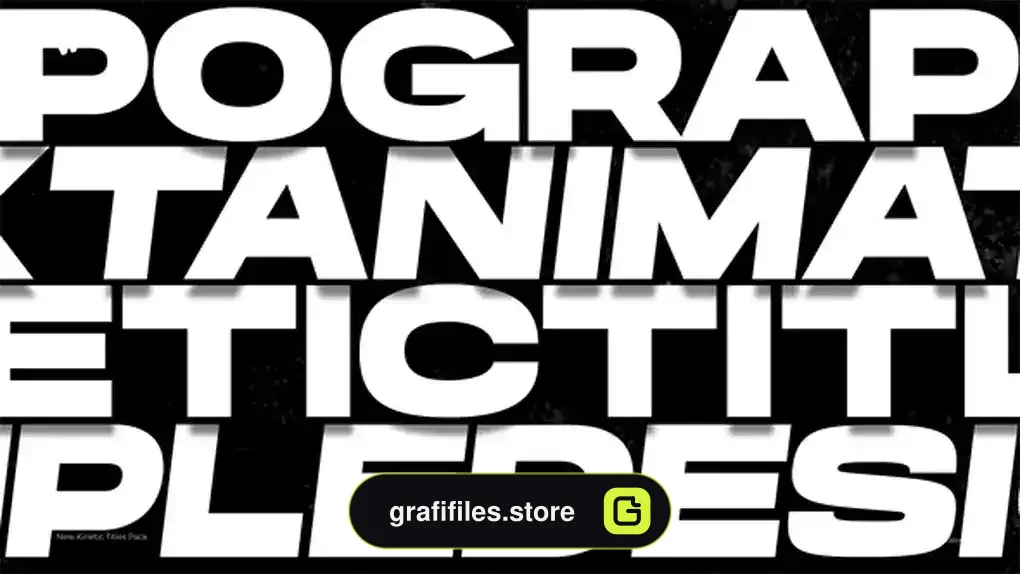 پروژه فاینال کات تایتل New Kinetic Titles | FCPX