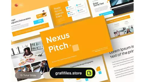 قالب پاورپوینت کسب و کار NexusPitch - Business PowerPoint Template