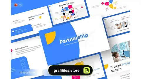 قالب پاورپوینت تجاری Partnership - Business PowerPoint Template