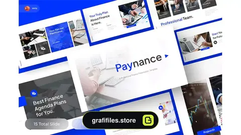 قالب پاورپوینت مالی Paynance - Finance PowerPoint Template