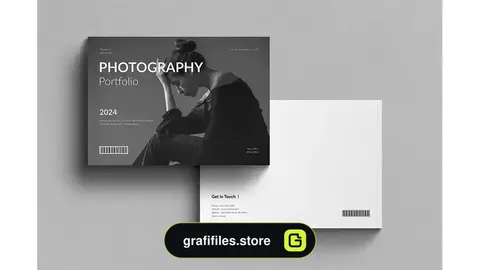 قالب ایندیزاین نمونه کار عکاسی Photography Portfolio Template Landscape