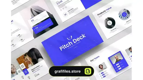 قالب پاورپوینت Pitch Deck Presentation Template