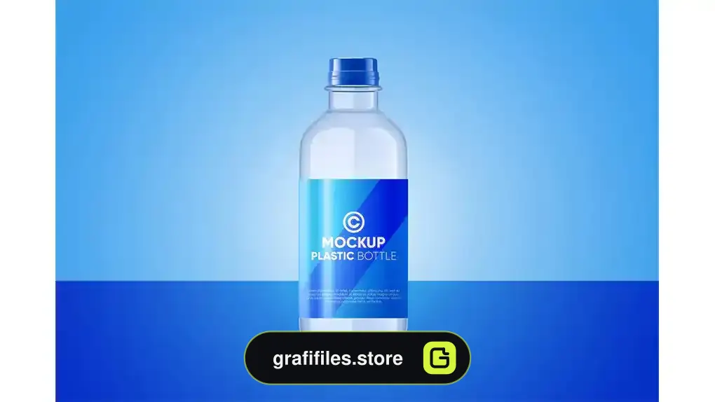 موکاپ بطری پلاستیکی Plastic Bottle Mockup