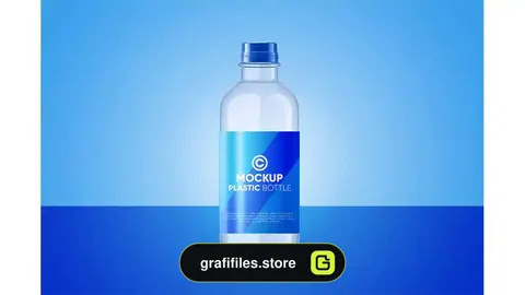 موکاپ بطری پلاستیکی Plastic Bottle Mockup