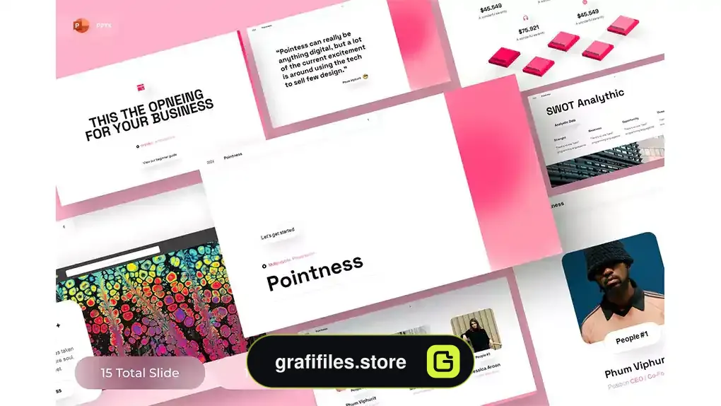 قالب پاورپوینت چند منظوره Pointness - Multipurpose PowerPoint Template