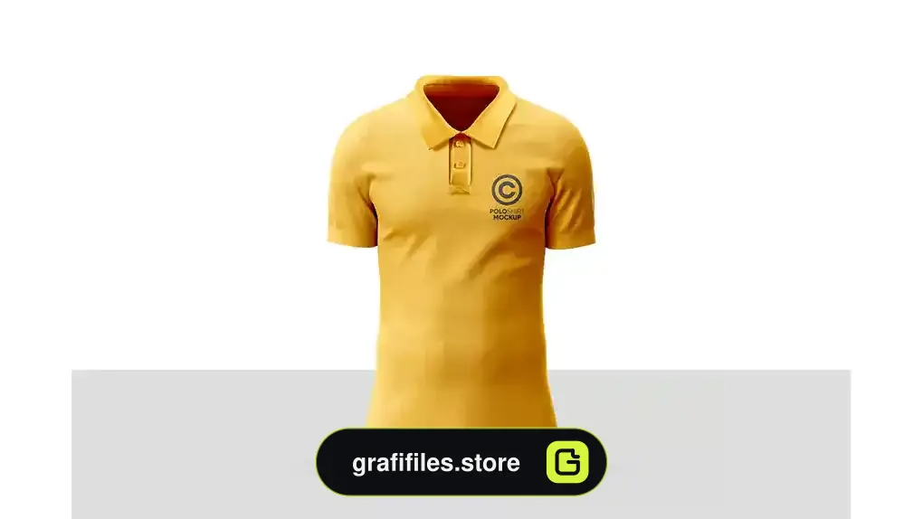 موکاپ تیشرت یقه دار Polo Shirt Mockup