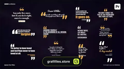 پروژه پریمیر تایتل نقل قول Quotes Text Titles | PP