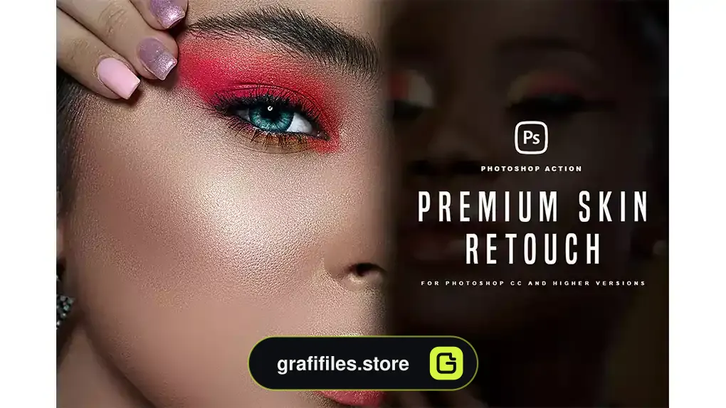 اکشن فتوشاپ روتوش پوست Skin Retouch Photoshop Action
