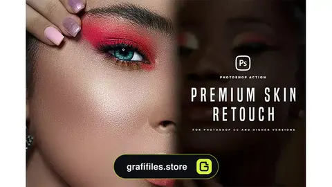 اکشن فتوشاپ روتوش پوست Skin Retouch Photoshop Action