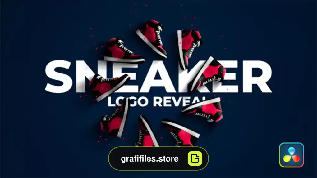 لوگو موشن داوینچی ریزالو Sneaker Shoes Logo Reveal