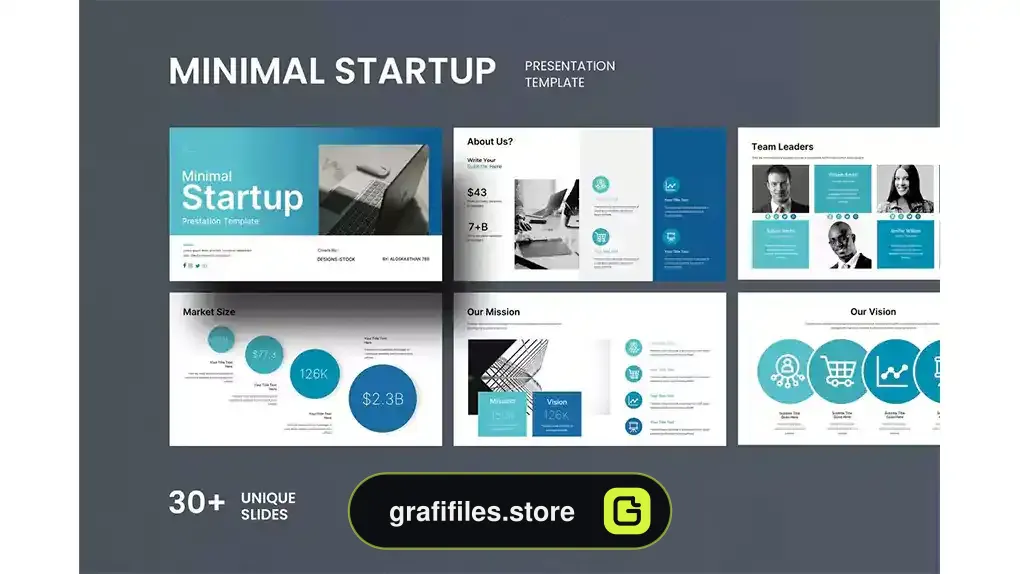 قالب پاورپوینت استارت آپ Startup Presentation Template
