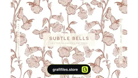 پترن گل و گیاه Subtle Bells