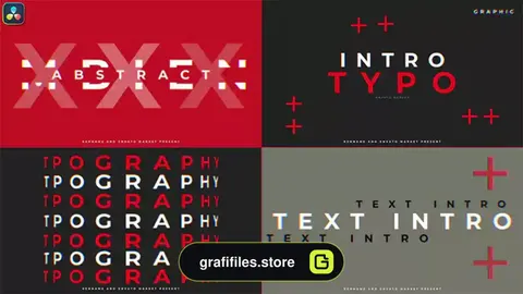 پروژه داوینچی ریزالو اینترو تایپوگرافی Typo Intro