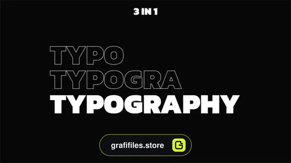 پروژه افترافکت تایپوگرافی Typography 2