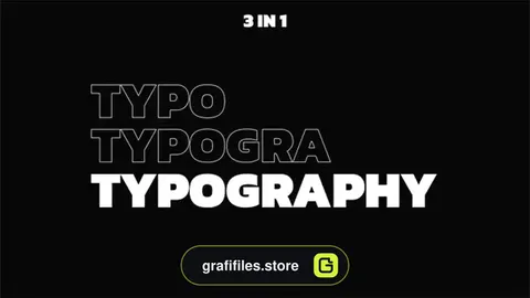 پروژه افترافکت تایپوگرافی Typography 2