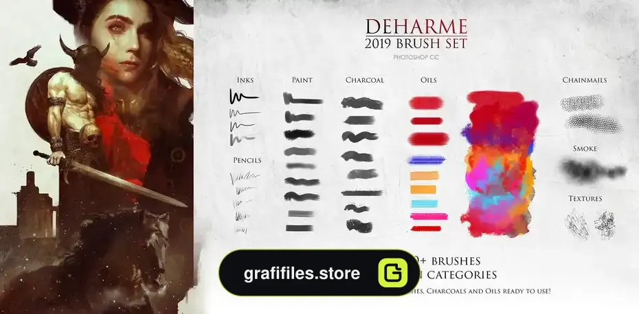براش فتوشاپ Deharme - 1