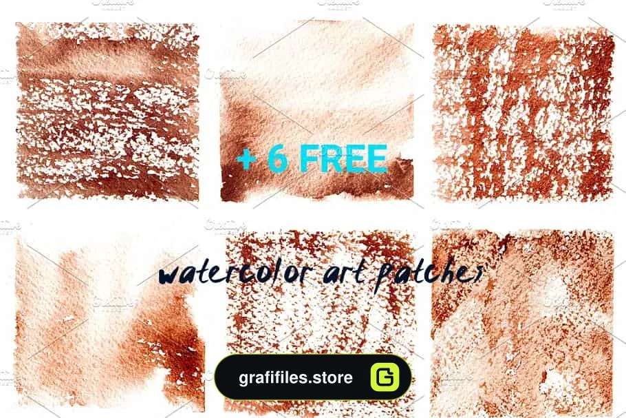 براش آبرنگ فتوشاپ Watercolor art brushes for Photoshop - 9