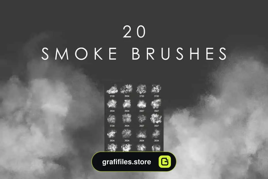 براش دود فتوشاپ Smoke Photoshop Brushes - 9
