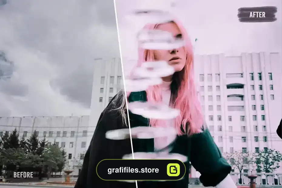 پریست اصلاح رنگ Vaporwave LUTs Pack - 5
