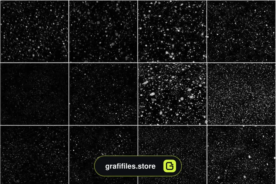 براش برف فتوشاپ Snow Photoshop Brushes - 3
