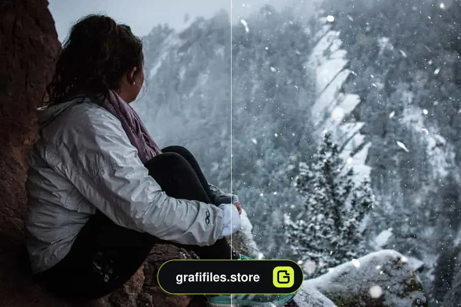 براش برف فتوشاپ Snow Photoshop Brushes - 13