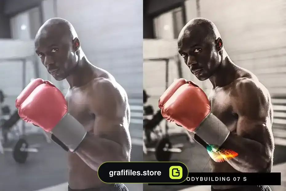 دانلود پریست رنگی فیتنس Fitness Lightroom Presets and LUTs - 6 پریست رنگی فیتنس - 5
