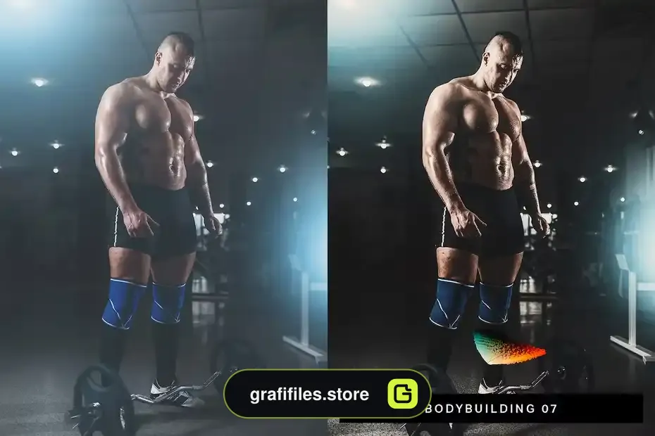 دانلود پریست رنگی فیتنس Fitness Lightroom Presets and LUTs - 12 پریست رنگی فیتنس - 11