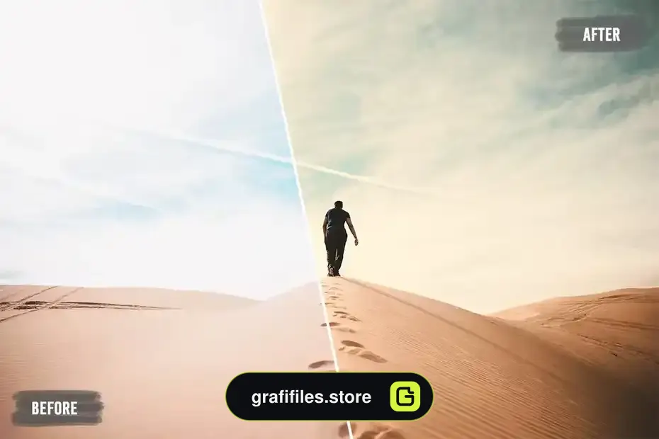 پریست رنگ Oasis LUTs Pack - 1