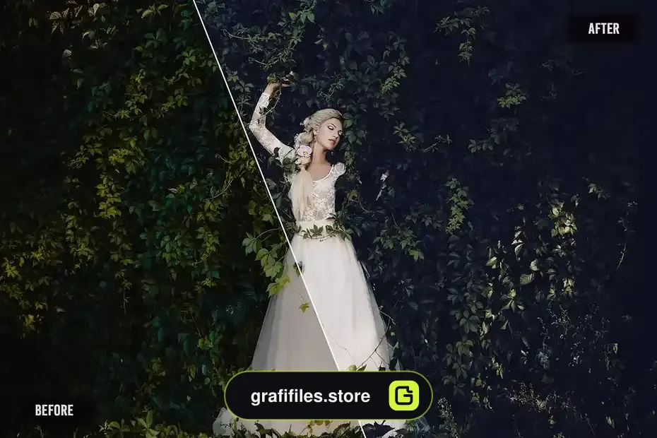 پریست رنگ عروسی Perfect Wedding LUTs Pack - 7