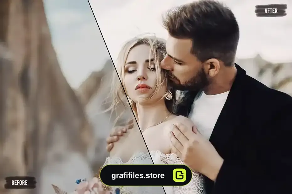 پریست رنگ عروسی Perfect Wedding LUTs Pack - 15