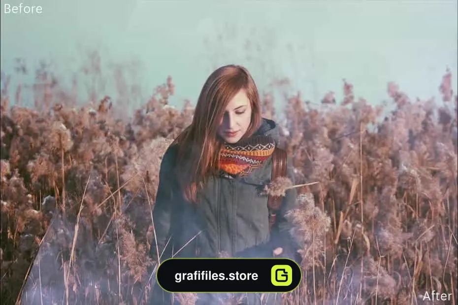 افکت دود روی عکس و تصاویر Smoke Overlays