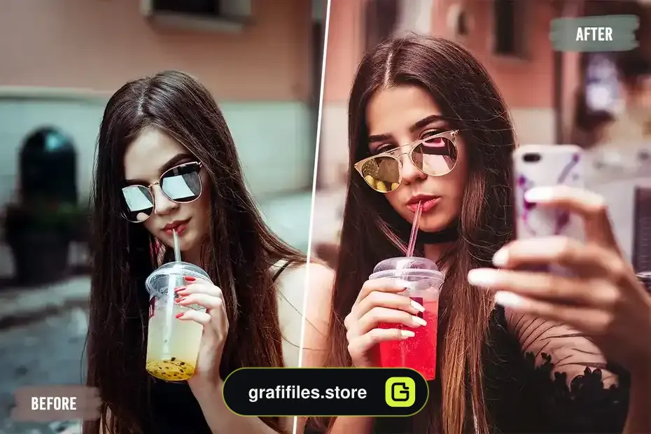 پریست رنگ Tasty LUTs and Presets Pack - 1