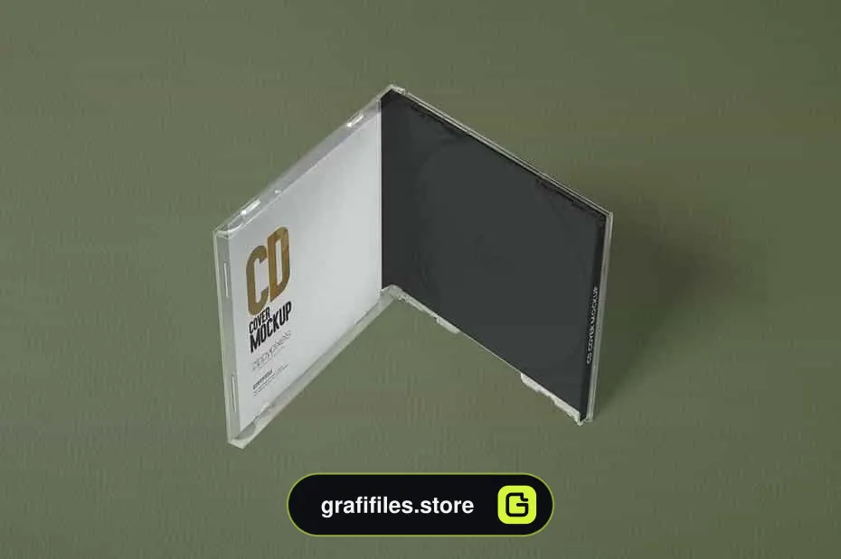 موکاپ کاور سی دی CD Cover Mockups