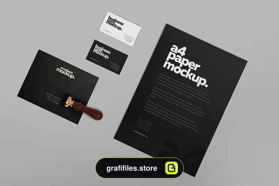 موکاپ ست اداری Stationery Design Mockups