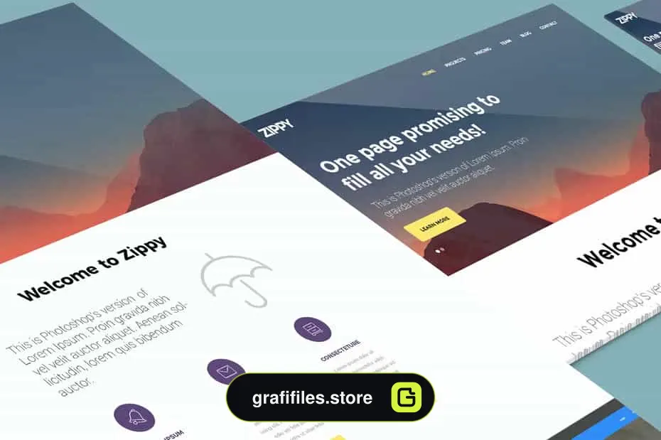 موکاپ قالب وب سایت