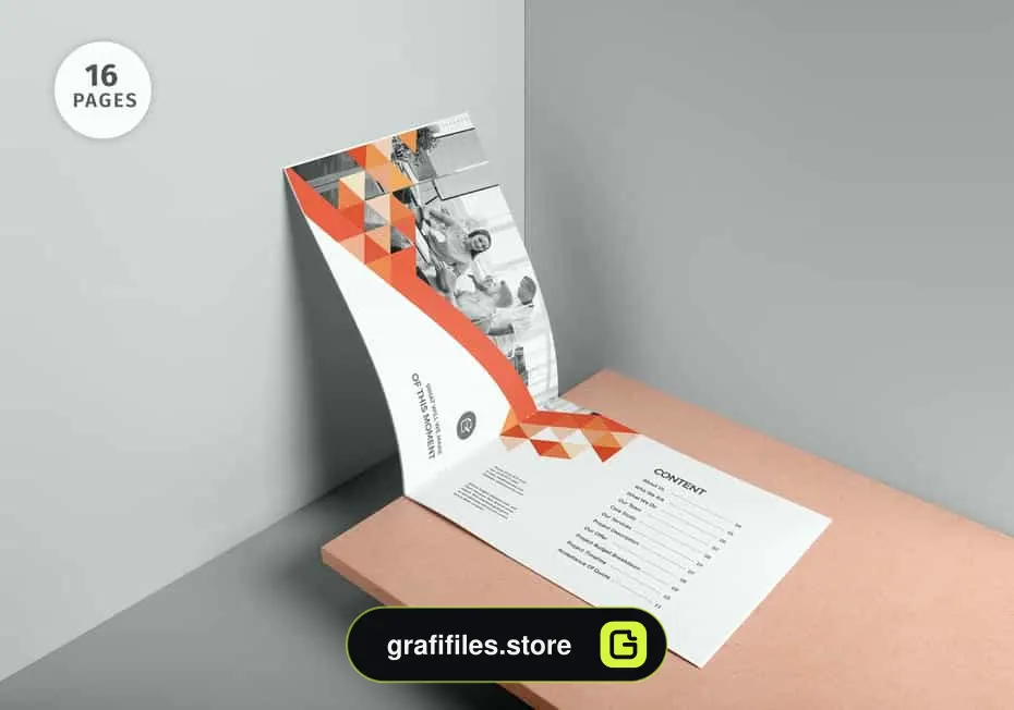 قالب ورد نمونه کار شرکتی