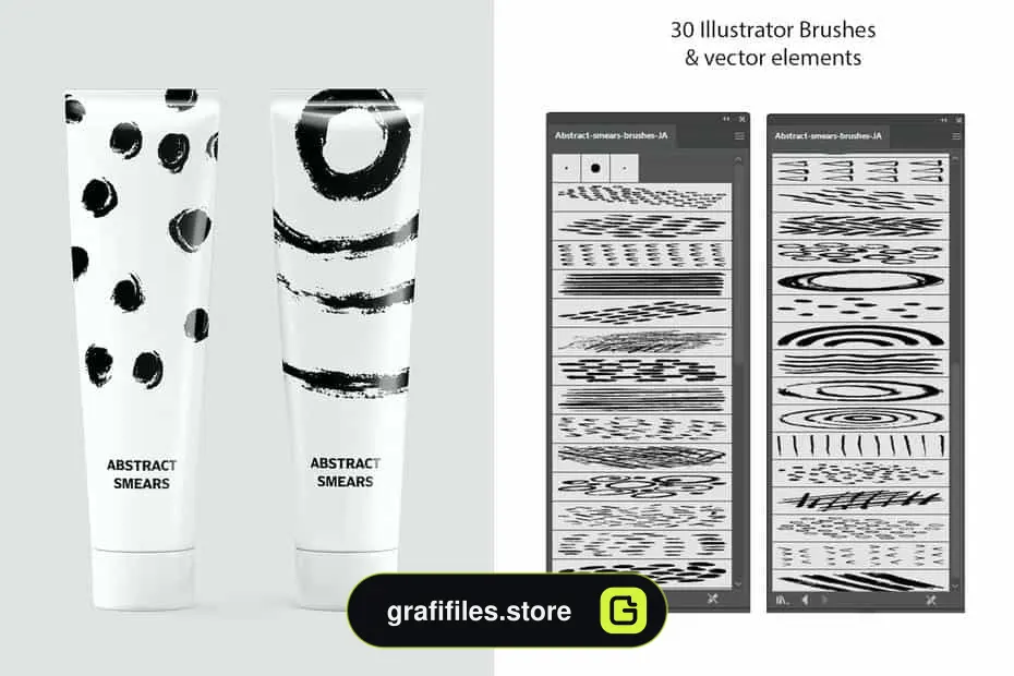 براش انتزاعی Abstract Smears Brushes - 3