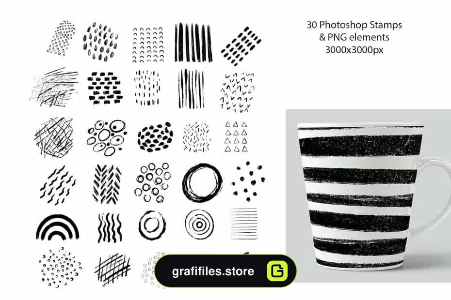 براش انتزاعی Abstract Smears Brushes - 7