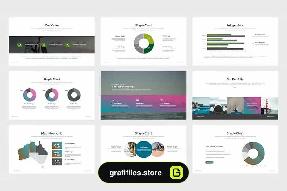 قالب پاورپوینت Agio Powerpoint Presentation