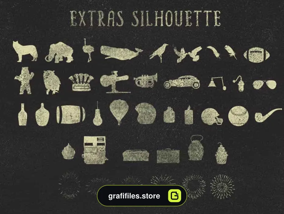 فونت انگلیسی alpha rough & Extras