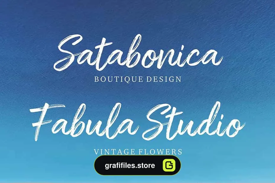 دانلود فونت انگلیسی براش Amithen Brush Font