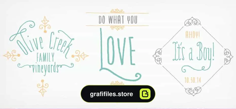 فونت انگلیسی Amorie Modella Font Family