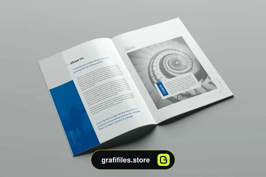 قالب ایندیزاین گزارش سالانه Annual Report