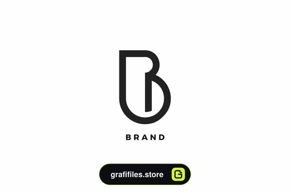 وکتور لوگو B Letter Brand Logo Template