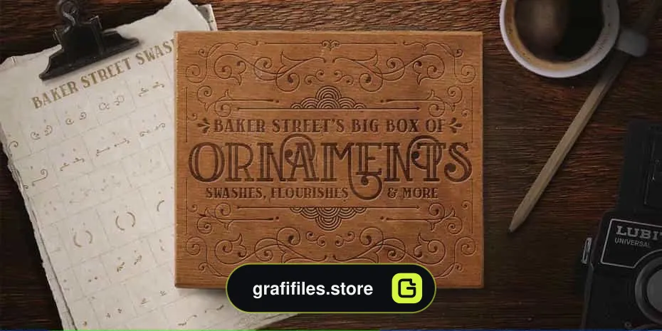 فونت انگلیسی Baker Street Ornaments