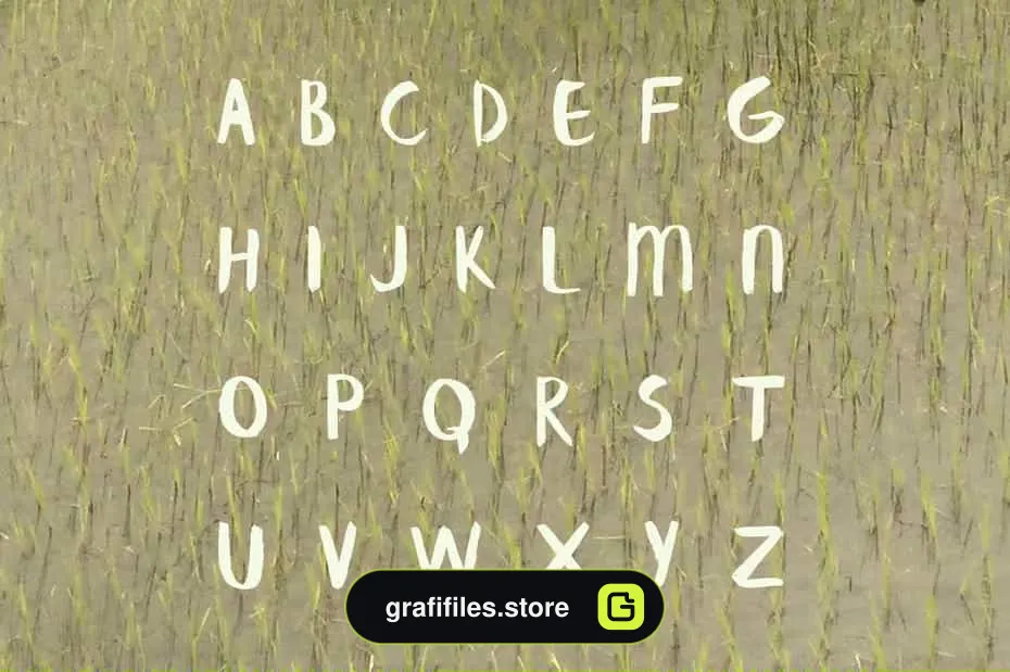 فونت انگلیسی Banaue Handwritten Brush Font