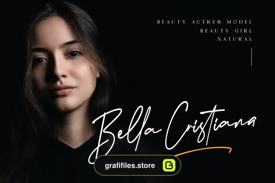 فونت انگلیسی به سبک امضا Bellarosta - 1