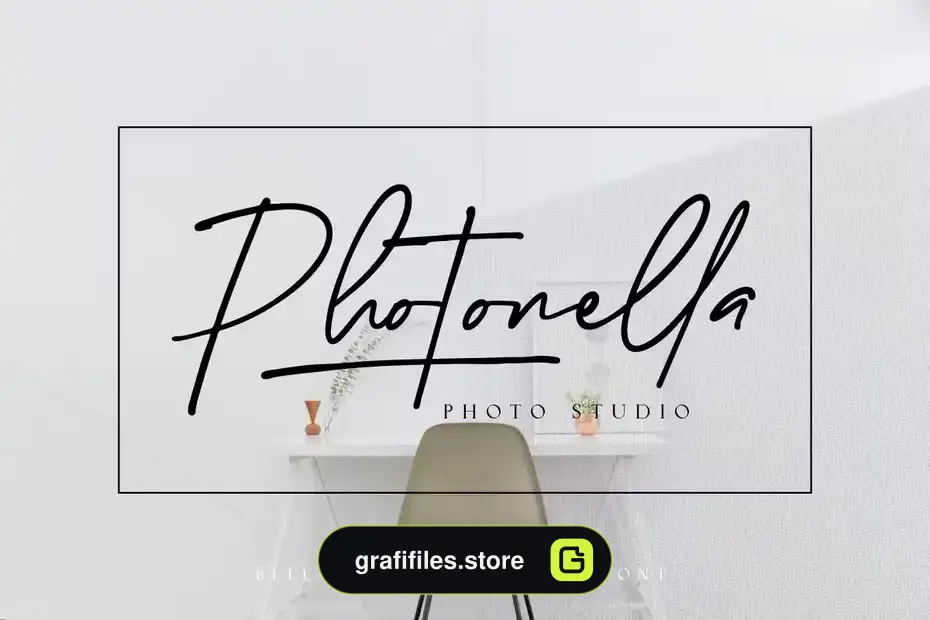 فونت انگلیسی به سبک امضا Bellarosta - 3