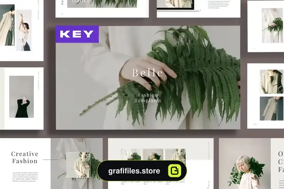 قالب پاورپوینت Belle Minimal Powerpoint - 3