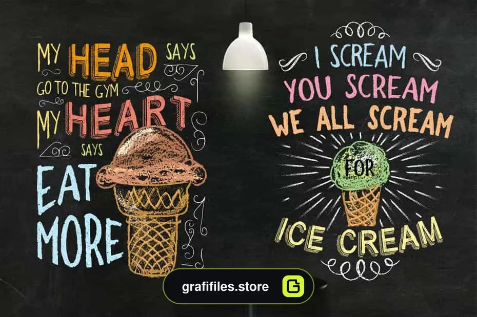 فونت انگلیسی BiteChalk Typeface + extras